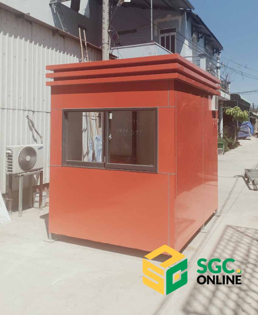 Mẫu chốt bảo vệ Bình Dương giá rẻ 4 Cabin bảo vệ khung thép SG79