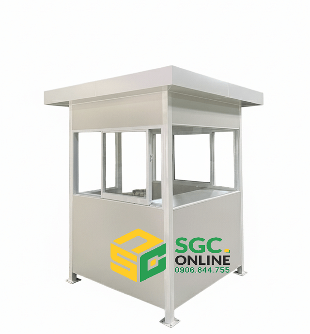 bốt bảo vệ di động màu trắng