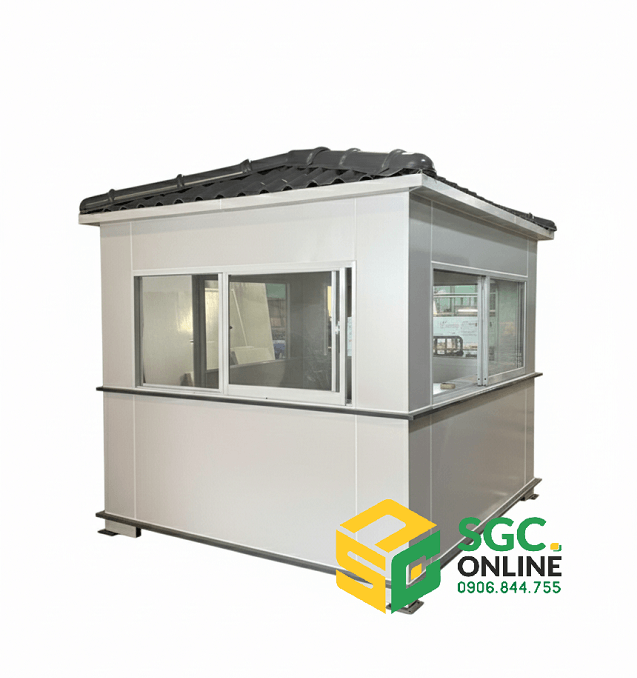 Nhà Bảo Vệ Mái Ngói SG331 4 Nhà Bảo Vệ Mái Ngói SG331